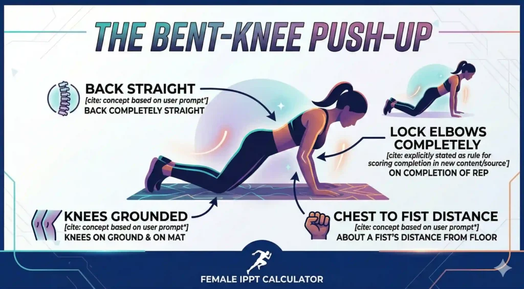 picture showing the perfect method to do push up