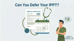 Picture illustration about deferring the IPPT